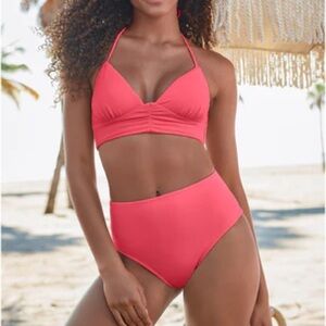 NWOT VENUS Gathered Triangle Top